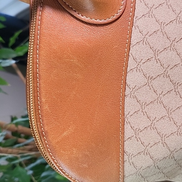 Long Champ Vintage Leather Trim Tote With COA - Picture 4 of 16